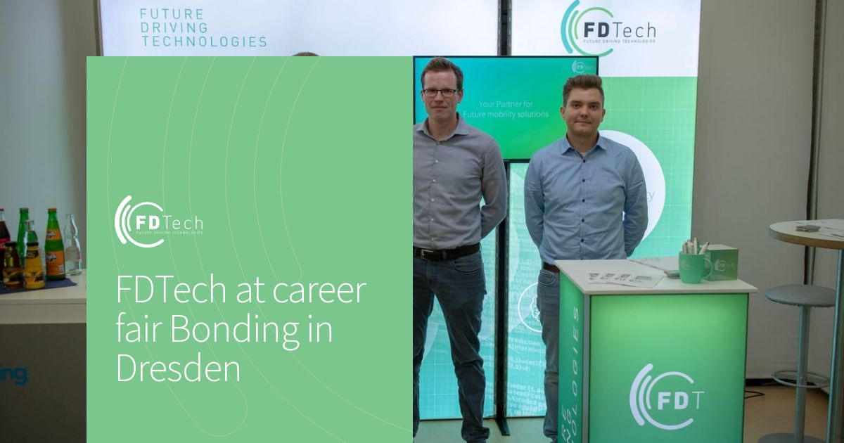 FDTech at career fair Bonding in Dresden